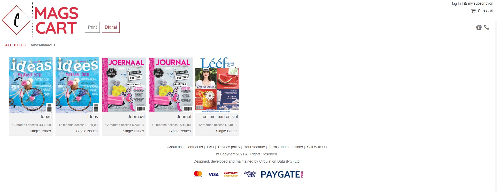 Magscart Online Portal